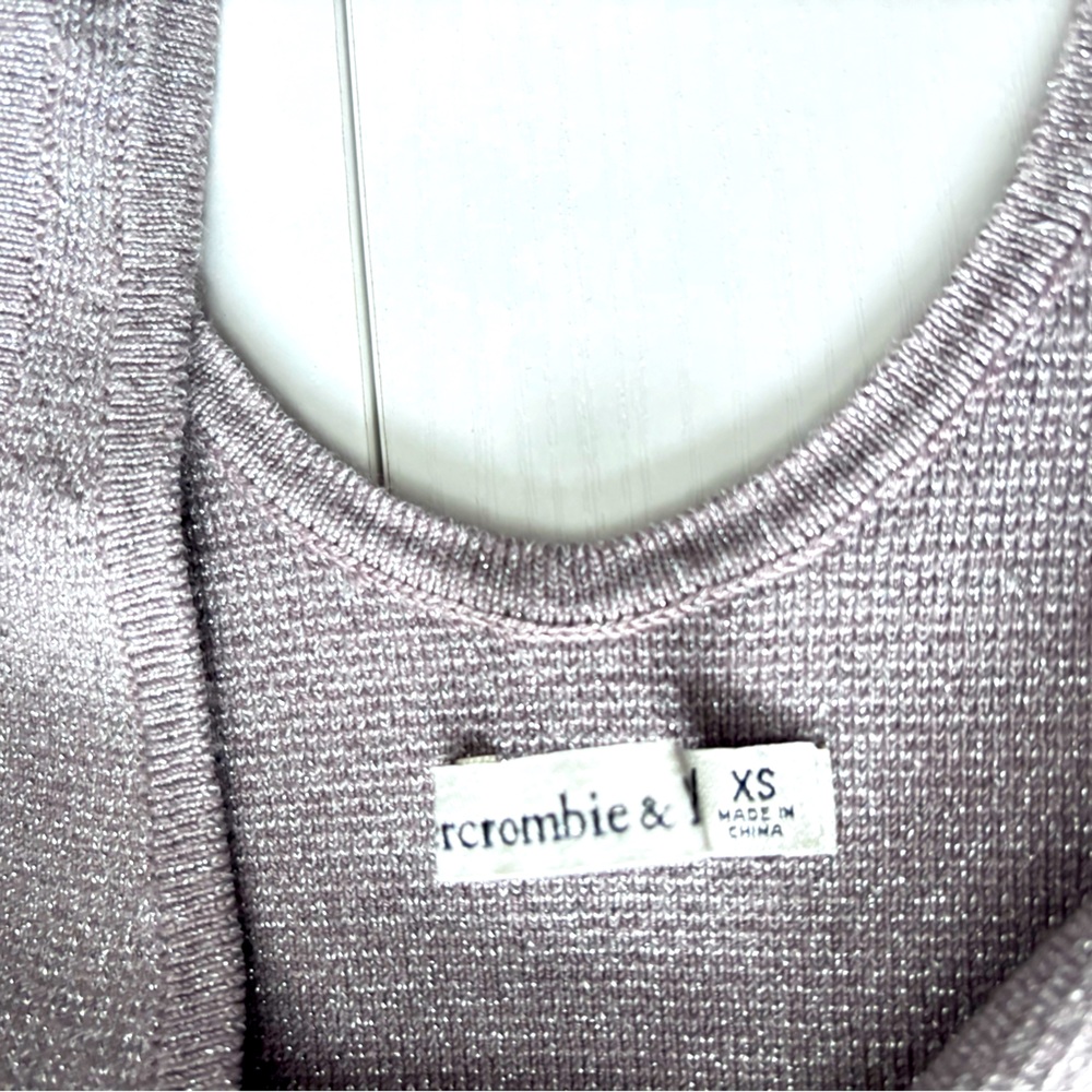 NWT Abercrombie & Fitch Light Purple Knit Bodysuit Size Xs - Picture 3 of 6